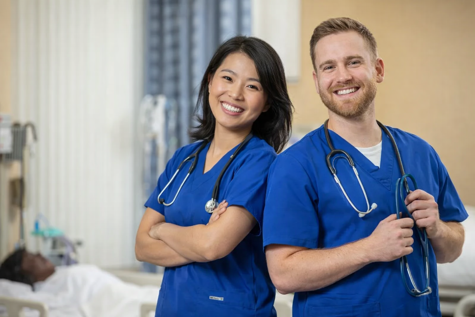 Happy nurse